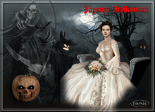 Gifs joyeuse Halloween mariée
